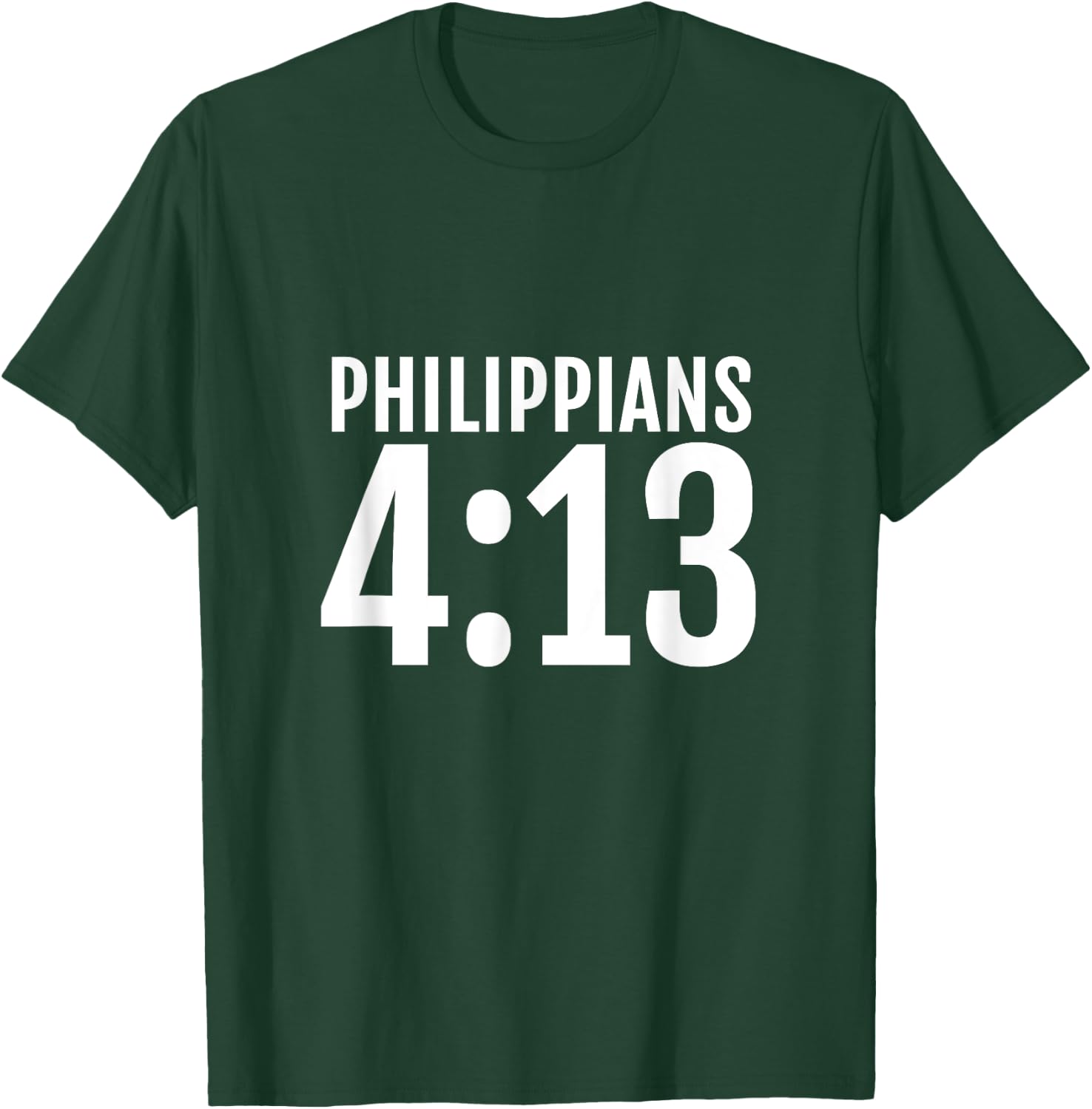 Philippians 4:13 I Can Do All Things In Christ Bible T-Shirt - T-Shirt | Forest