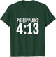 Philippians 4:13 I Can Do All Things In Christ Bible T-Shirt - T-Shirt | Forest