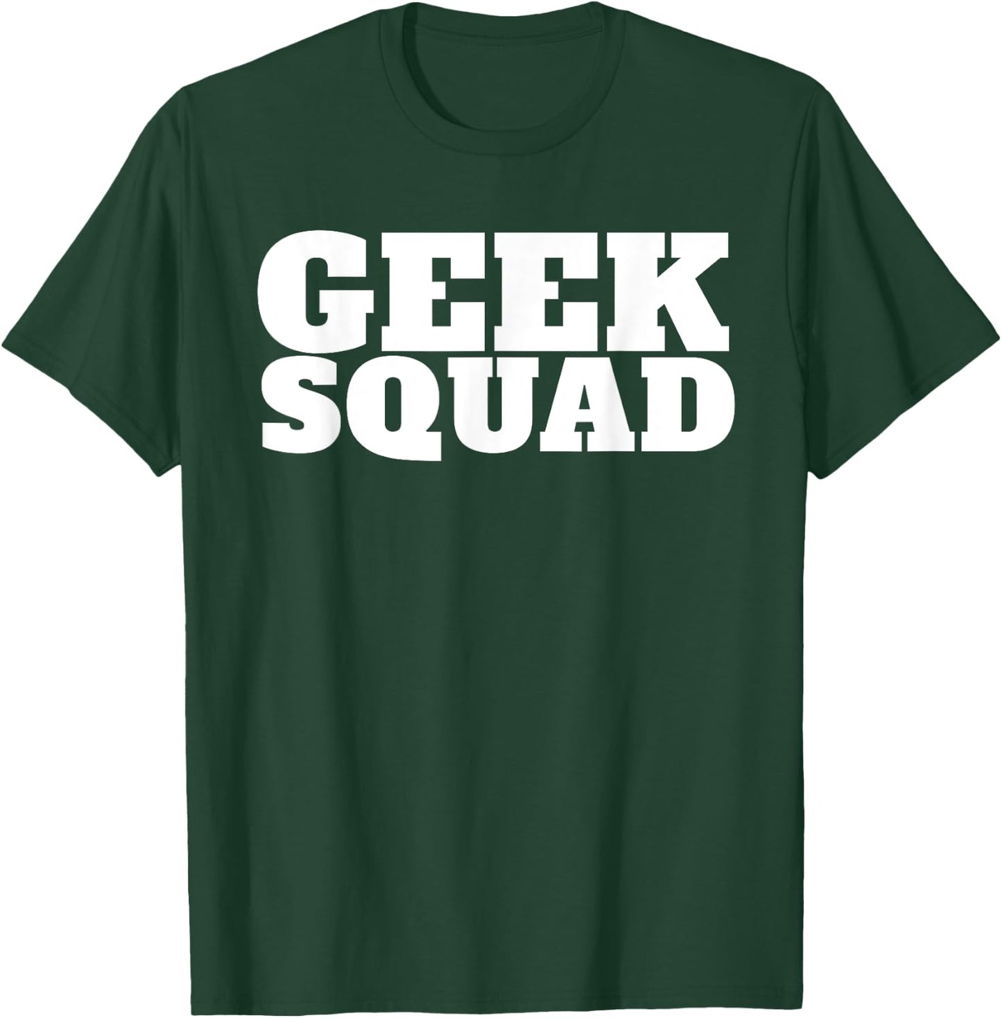 Hilariously Funny Meme Geek Squad Graphic - -Adults, Black, Small T-Shirt - T-Shirt | Forest