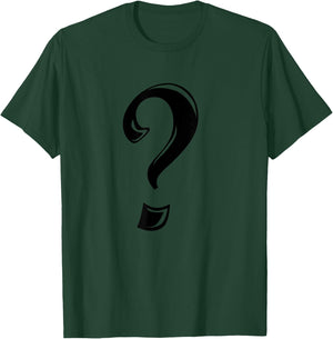 Funny Question Mark | Alphabet Speel T-Shirt - T-Shirt | Forest