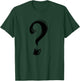Funny Question Mark | Alphabet Speel T-Shirt - T-Shirt | Forest