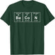 Bacon Chemistry Periodic Table Funny Novelty T-Shirt - T-Shirt | Forest
