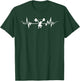 My Weight Lifting Heart Beat T Shirt Heartbeat T-Shirt - T-Shirt | Forest