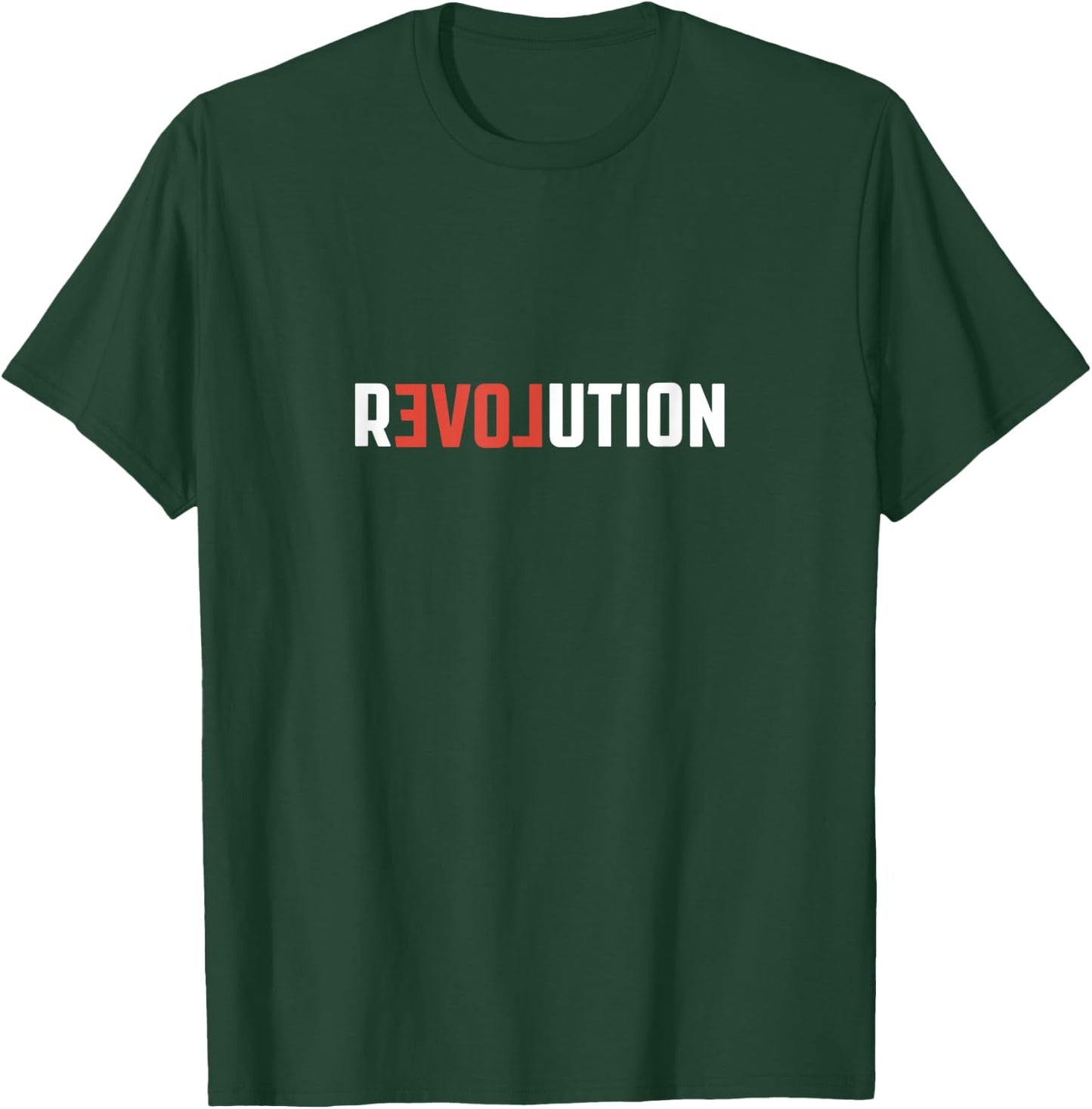Love Revolution Movement - Short sleeves T-Shirt - T-Shirt | Forest