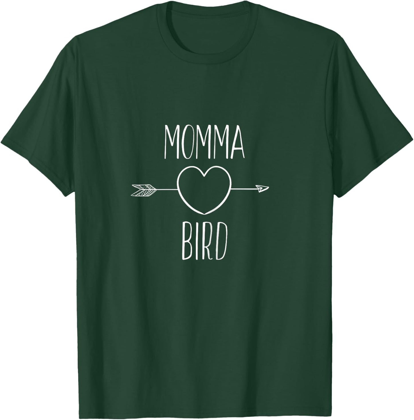 Momma Bird Shirt, Cute Momma Bird , Mom Gift T-Shirt - T-Shirt | Forest