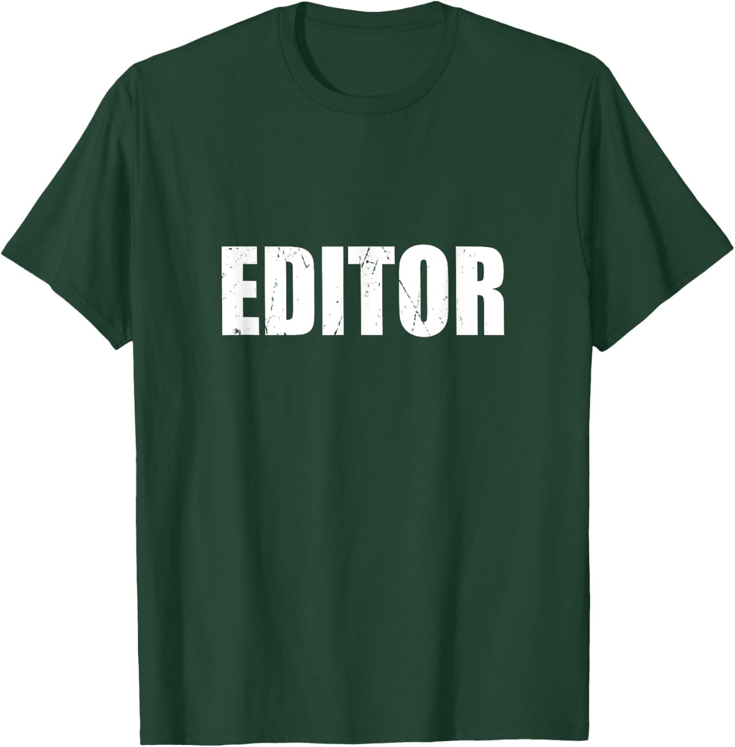 Editor Funny Cute Lazy Easy Simple DIY Halloween Costume T-Shirt - T-Shirt | Forest