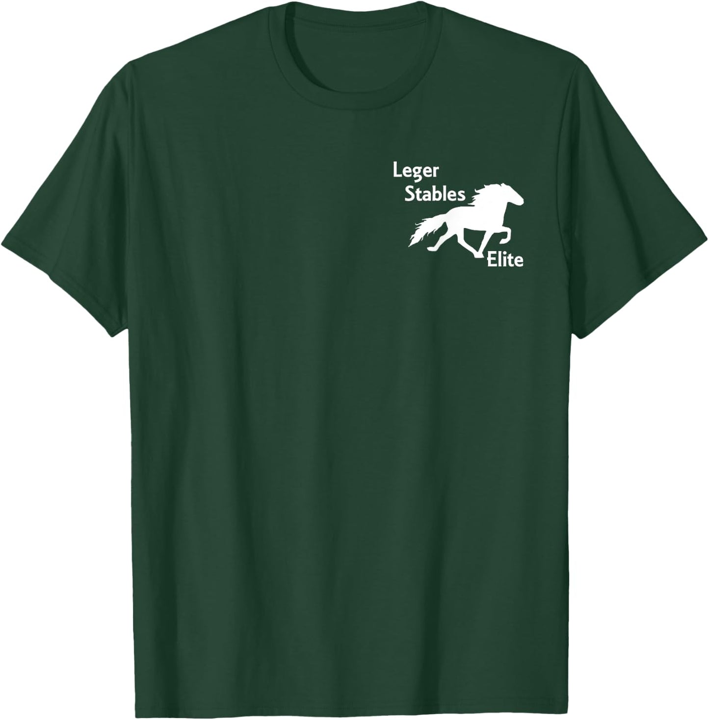 Leger Stables Elite Speed Racking Horse Logo Shirt T-Shirt - T-Shirt | Forest