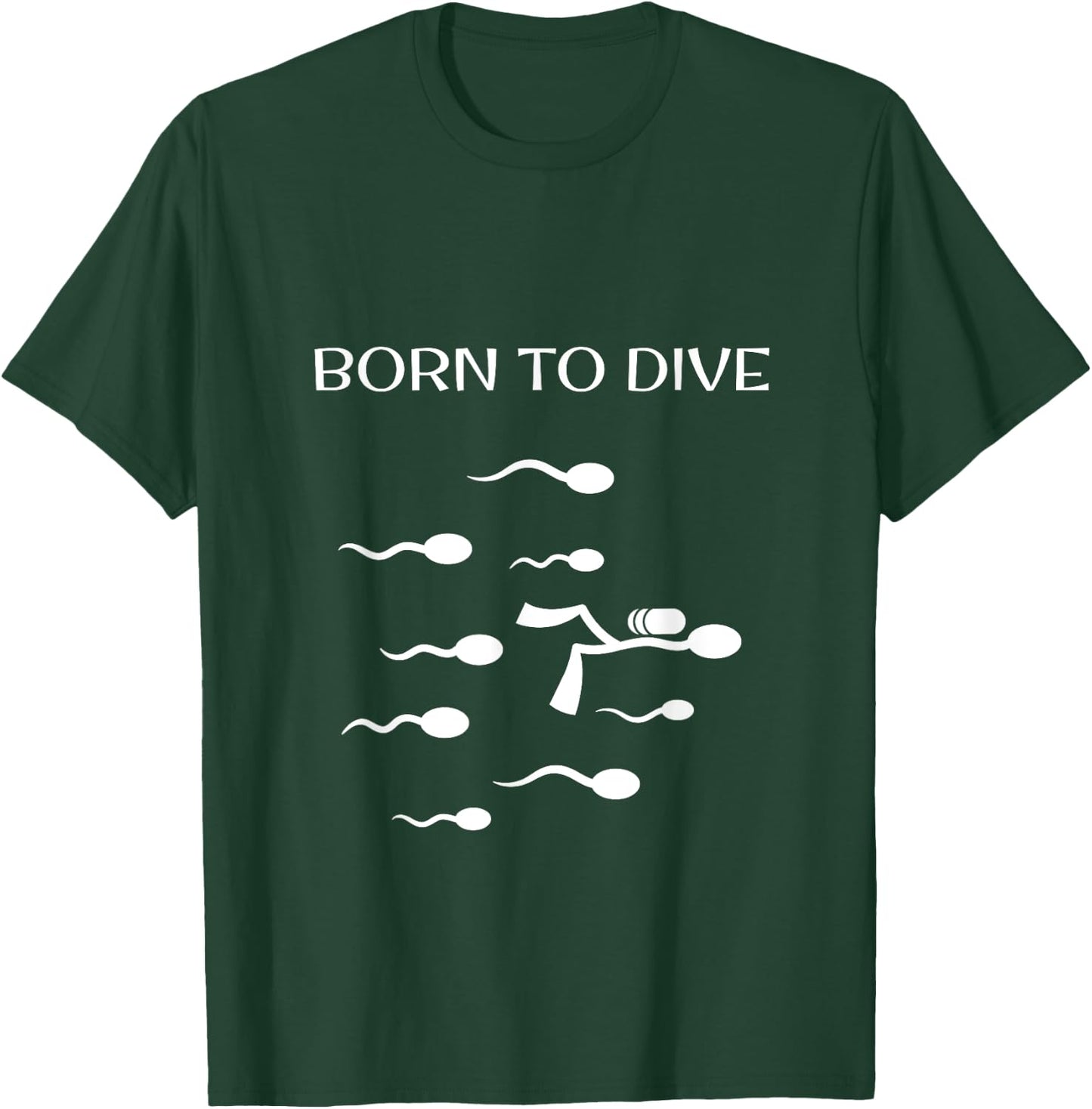 Diver Gift scuba diver, diving holidays by the sea, diving T-Shirt - T-Shirt | Forest
