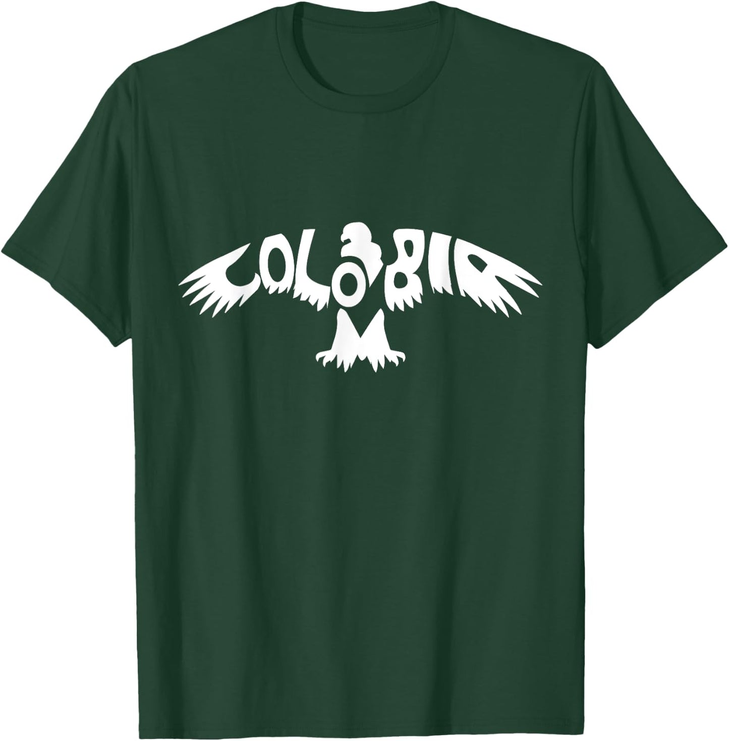 Colombia Andean Condor Text Art - Colombian Pride T-Shirt - T-Shirt | Forest