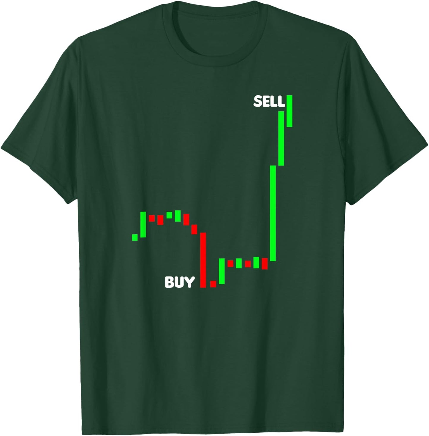 Stock Trading Shirt | Pips Buy Sell Gift T-Shirt - T-Shirt | Forest