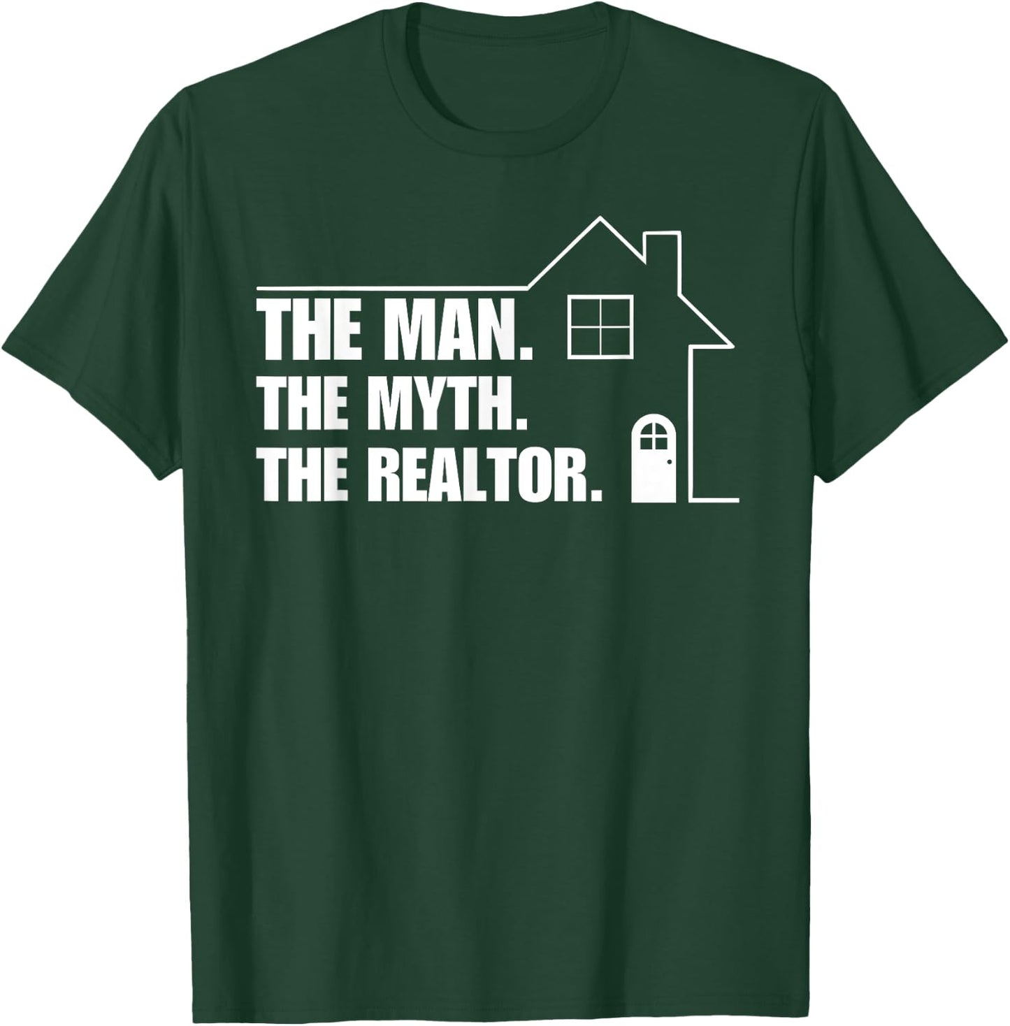 Real Estate Design For Realtor Men Real Estate Agent T-Shirt - T-Shirt | Forest