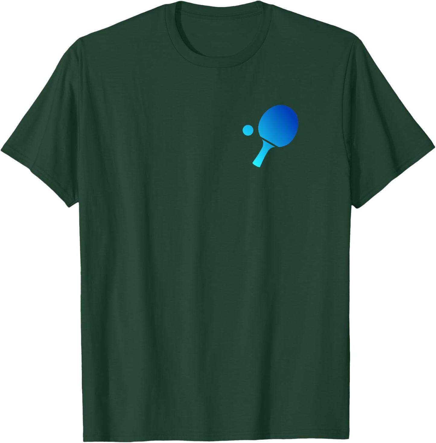 Table Tennis Racket Table Tennis Paddle Blue Table Tennis T-Shirt - T-Shirt | Forest