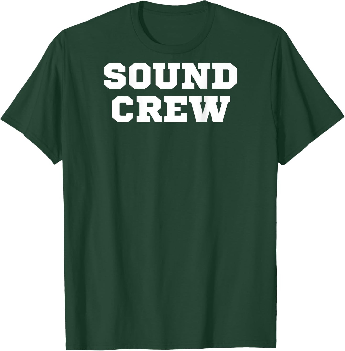 SOUND CREW on back t shirt - Black T-Shirt - T-Shirt | Forest