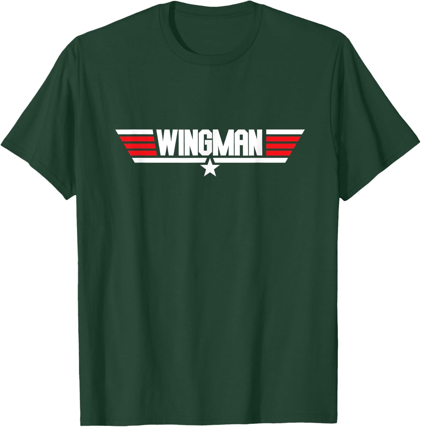Wingman Co-Pilot Best Friends Right Hand Man Bestman T-Shirt - T-Shirt | Forest