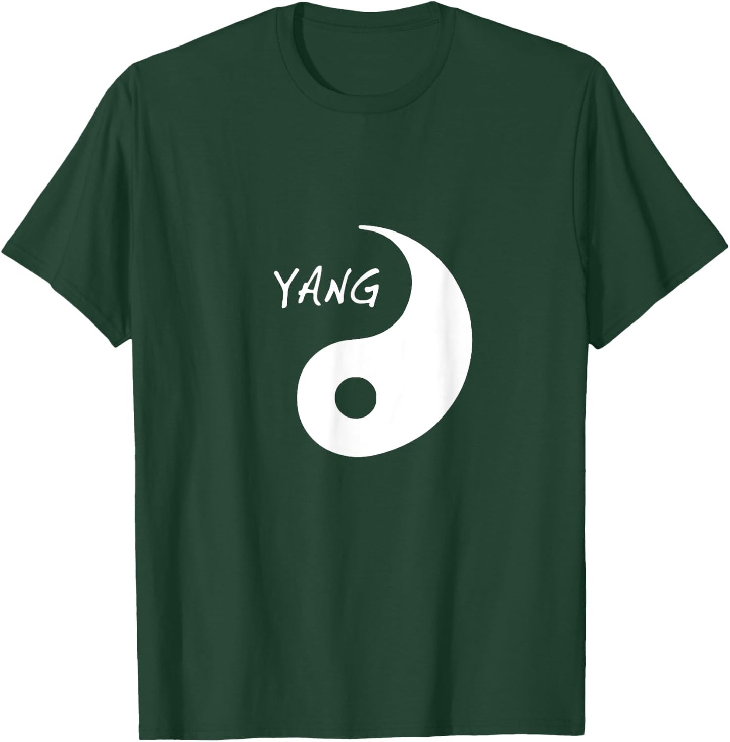 Yin Yang Funny Halloween Couples for Best Friends T-Shirt - T-Shirt | Forest