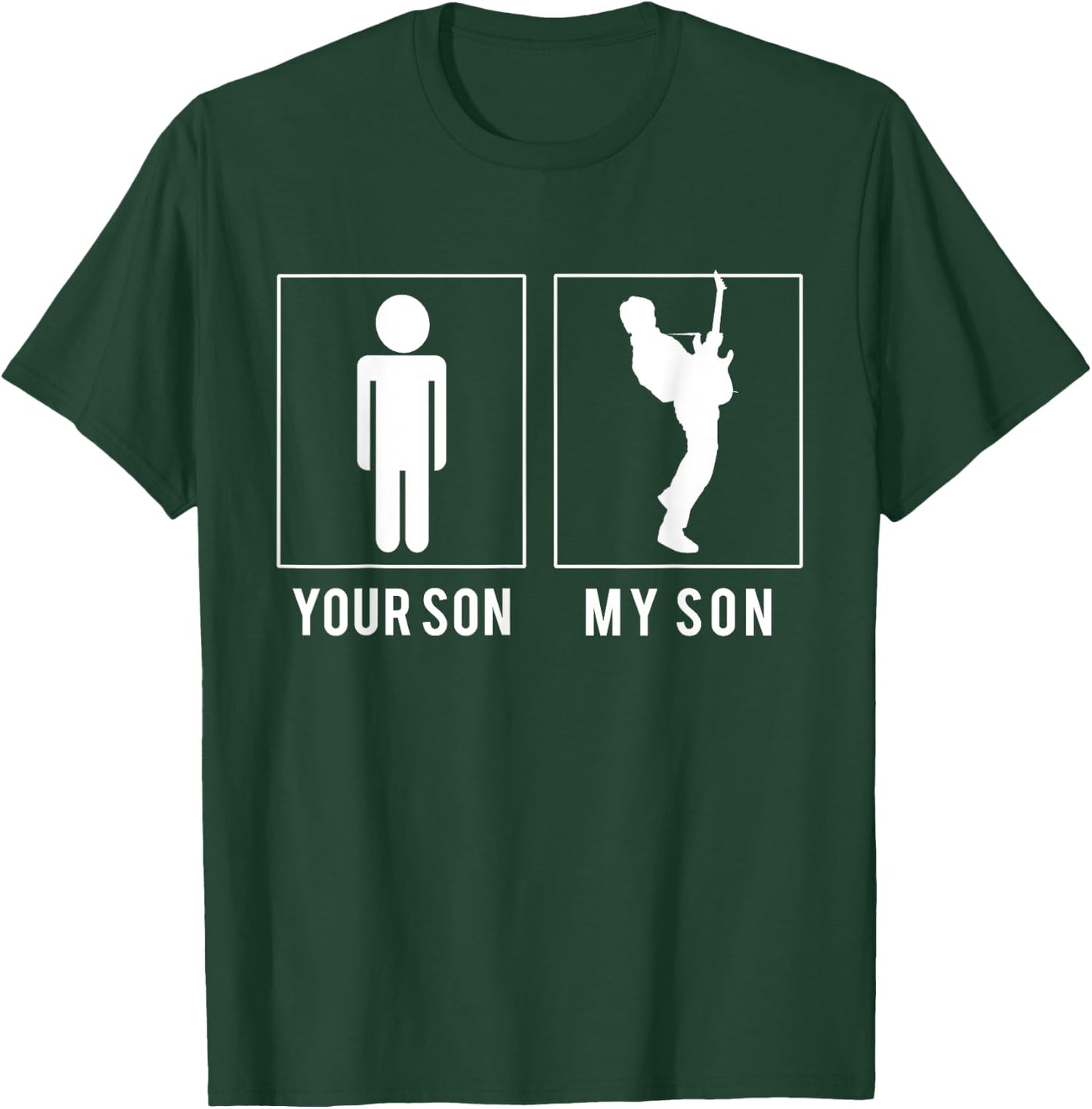 Guitar Player - Your Son - My Son T Shirt - Father's Day T-Shirt - T-Shirt | Forest