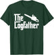 The Log Father Chainsaw Funny Outdoorsman Shirt T-Shirt - T-Shirt | Forest