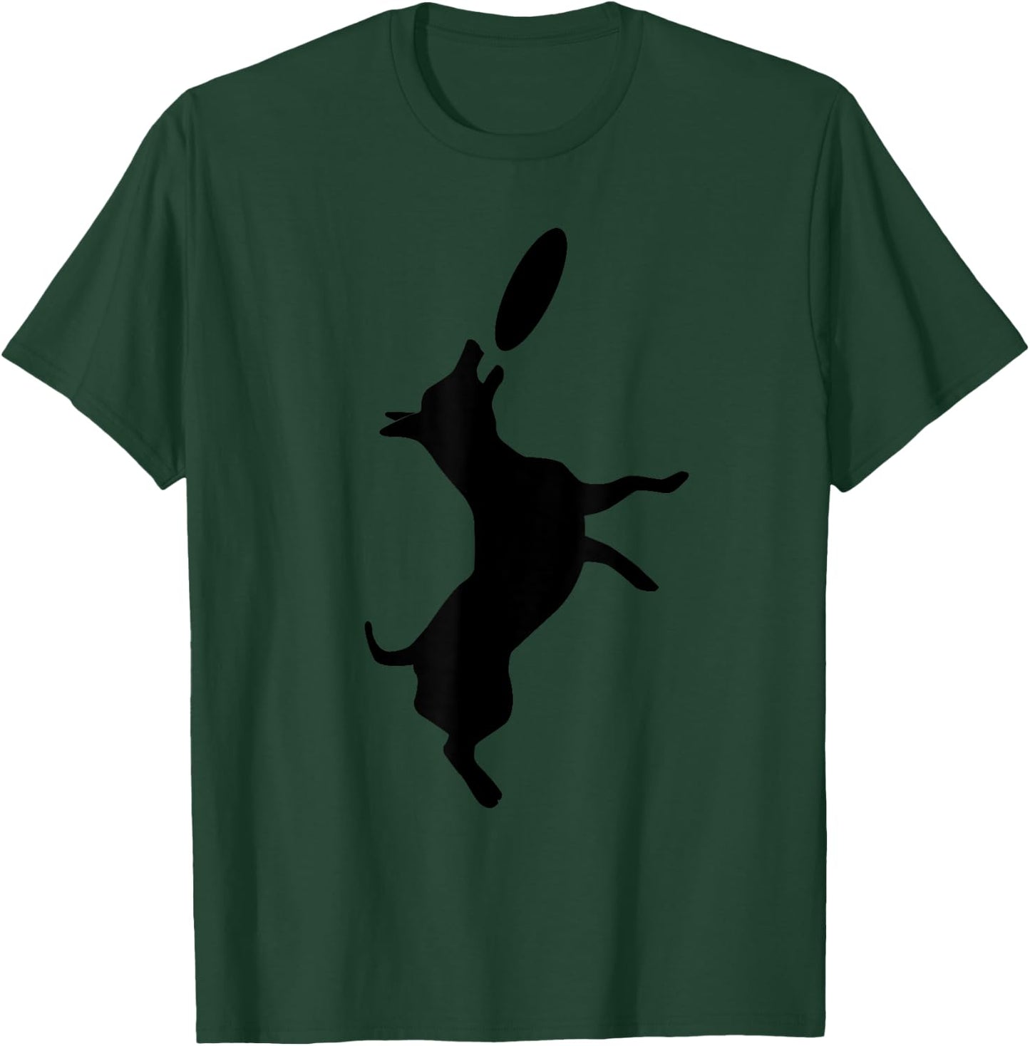 Dog, Pet, Canine | Frisbee T-Shirt - T-Shirt | Forest