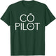 Aviation Pilot Ka. Co Pilot Wife Airplane Aviation T-Shirt - T-Shirt | Forest