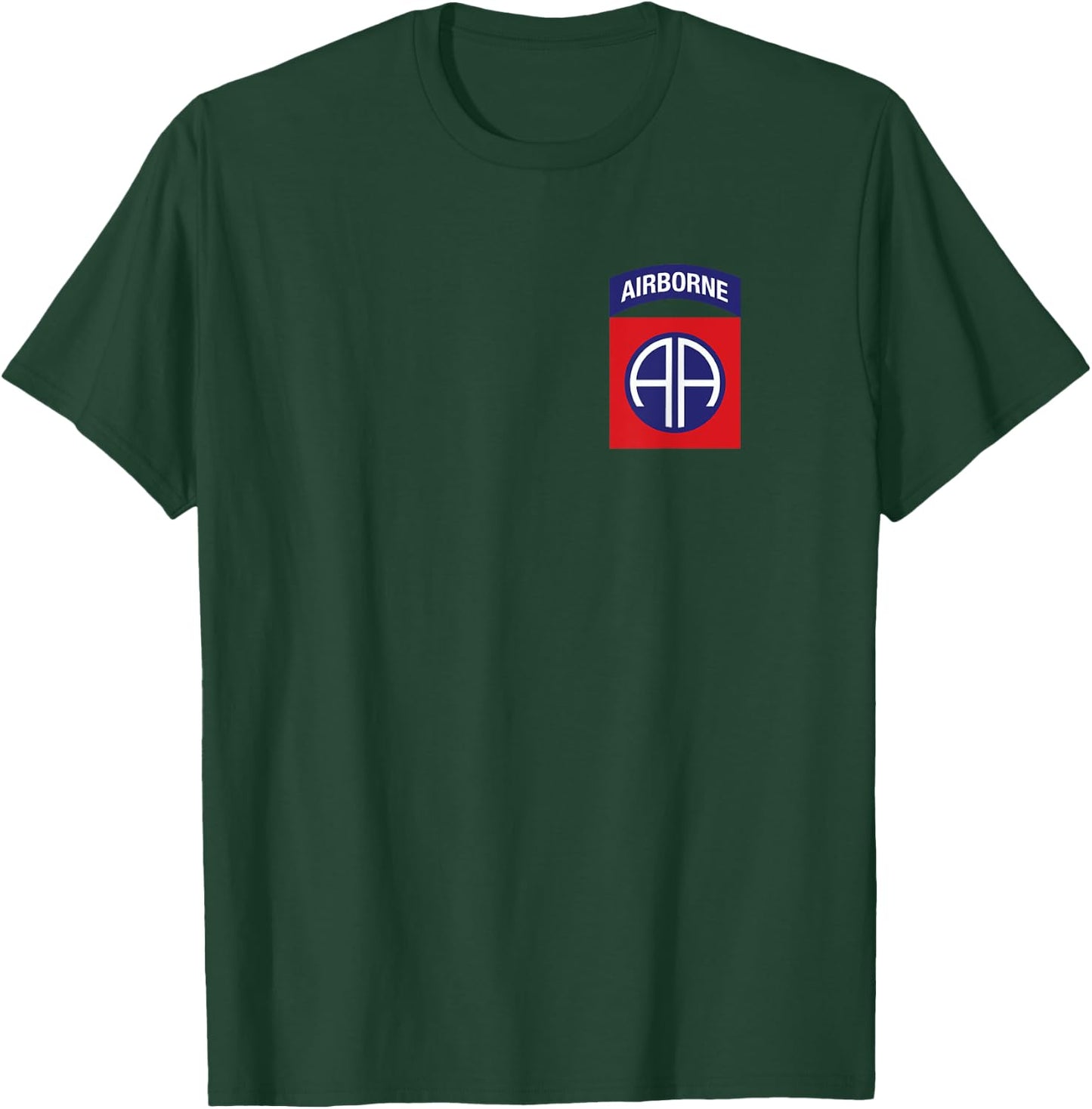 Never Underestimate An Old Man Who Is Also An 82nd Airborne T-Shirt - T-Shirt | Forest
