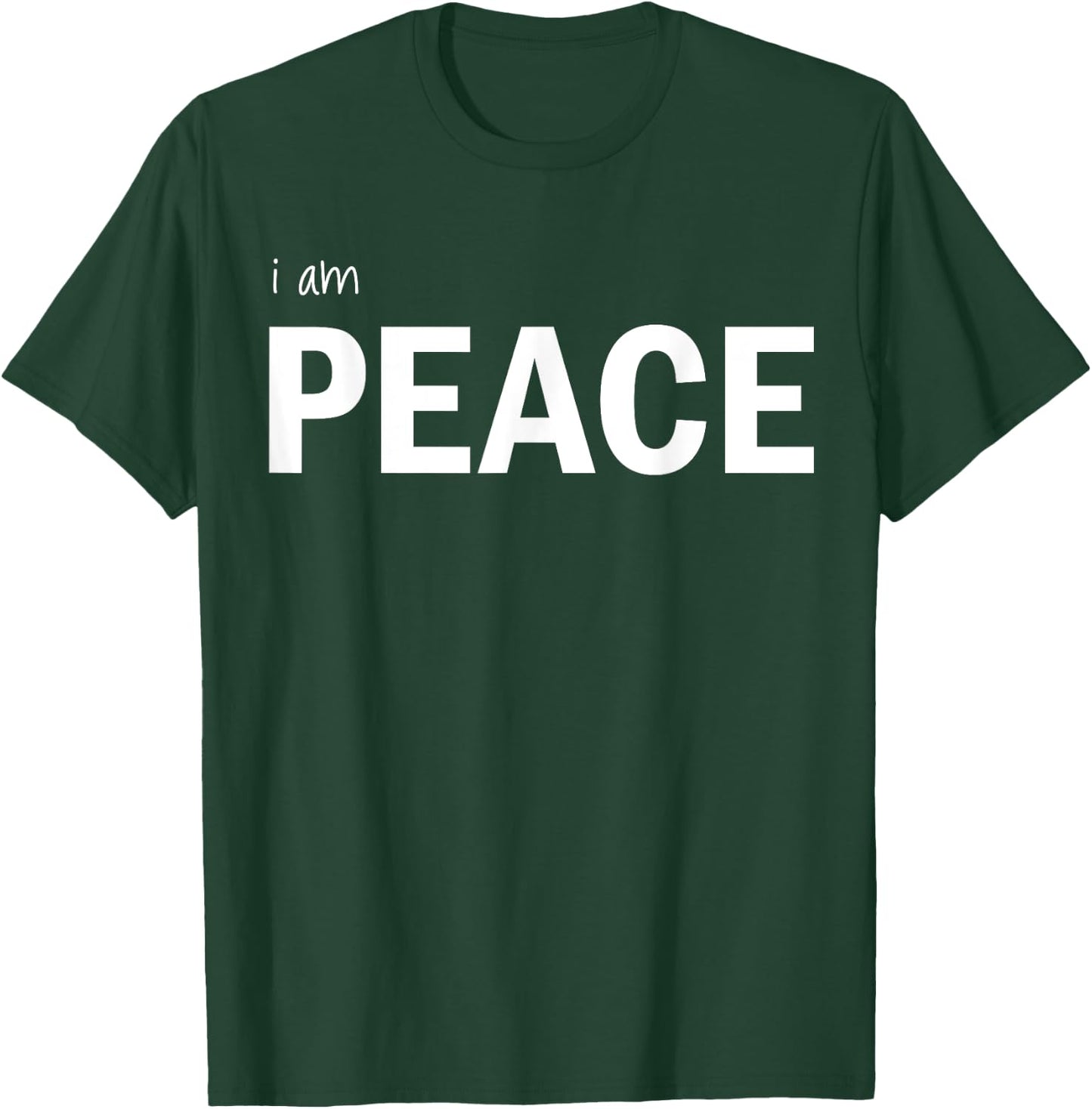 How to Meditate I am Peace Mindfulness Gift Yoga T-Shirt - T-Shirt | Forest