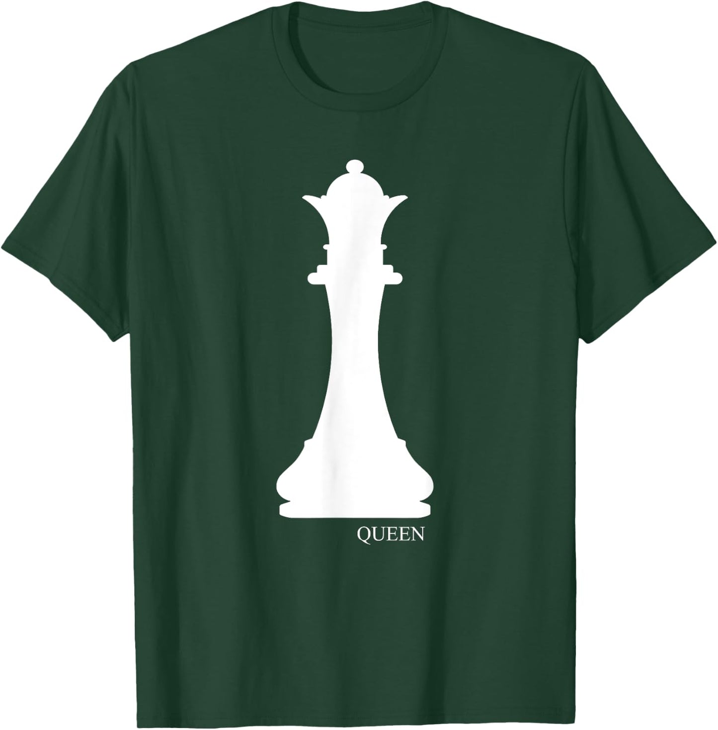 Queen Chess Piece Group Costume Chess Club Chess Board T-Shirt - T-Shirt | Forest