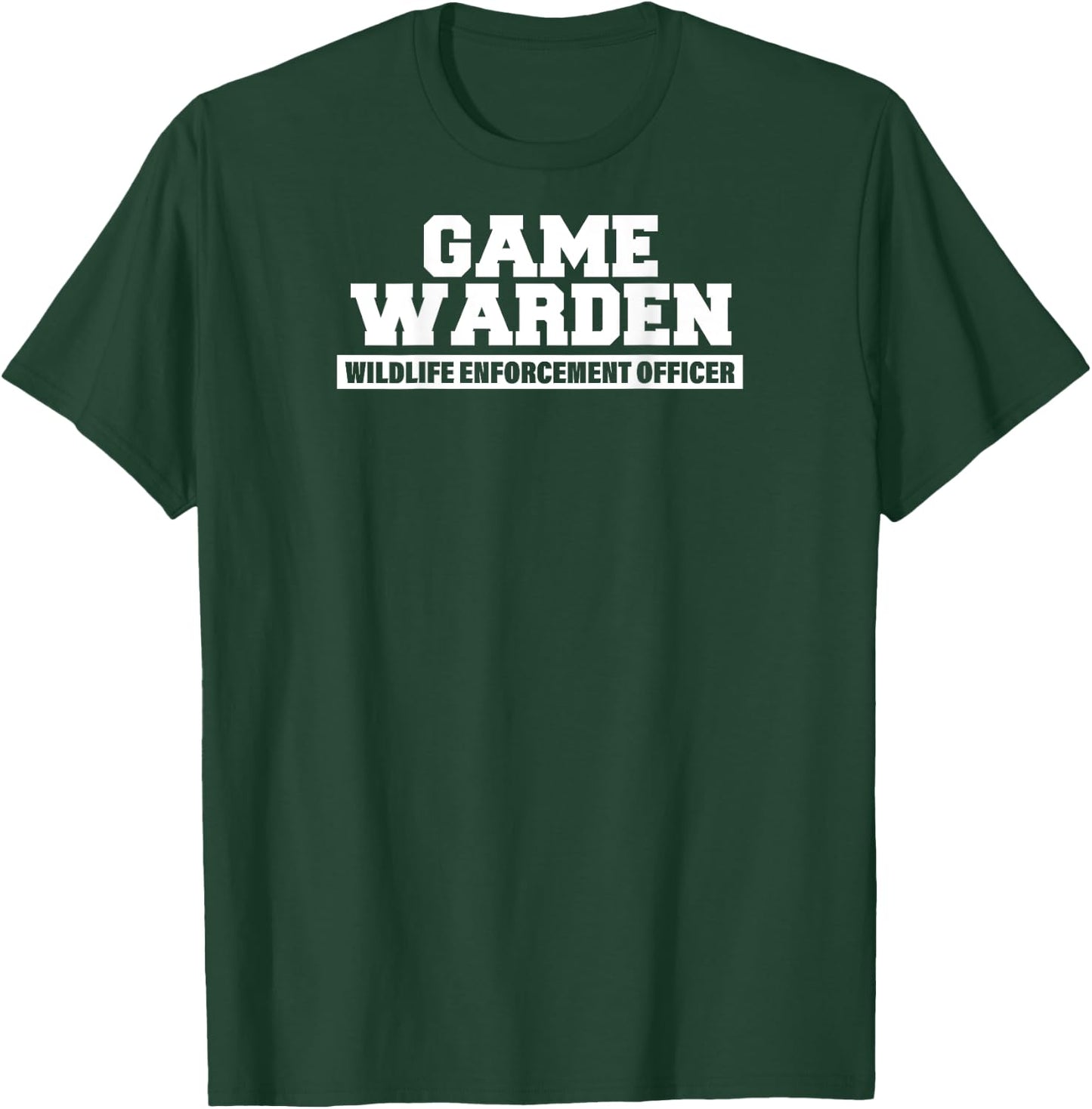 Wildlife Enforcement Officer Agent Uniform T-Shirt - T-Shirt | Forest