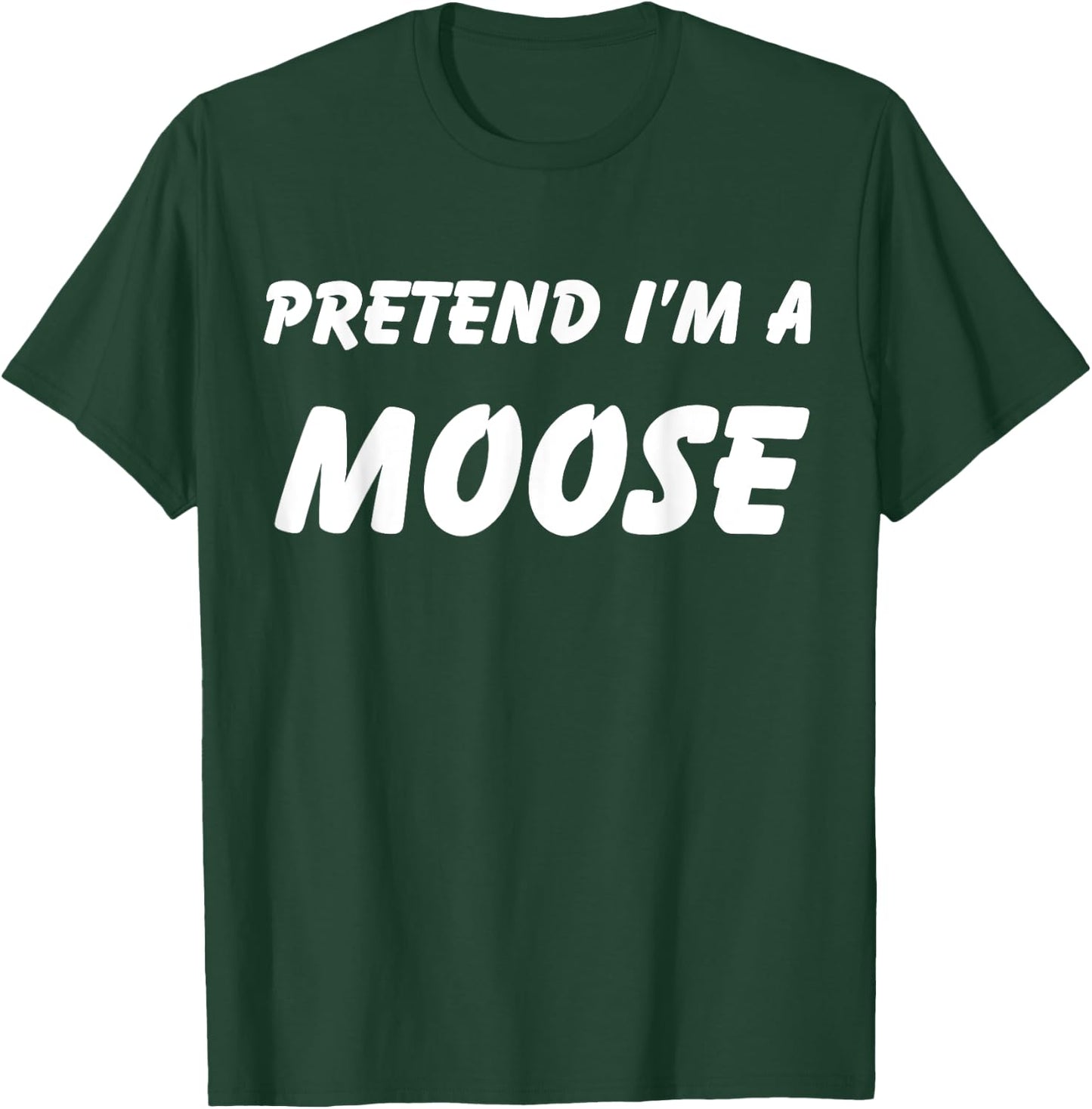 Pretend I'm a Moose Wizard Costume New Years T-Shirt - T-Shirt | Forest