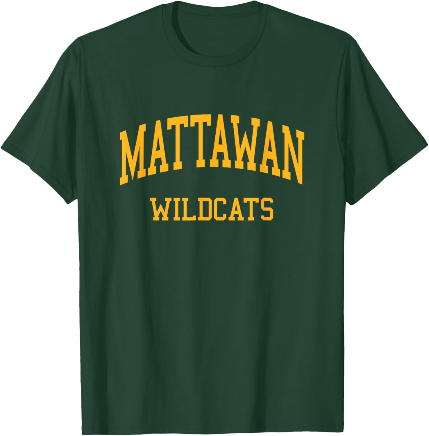 Mattawan High School HS Mattawan MI Retro Sports T-Shirt - T-Shirt | Forest