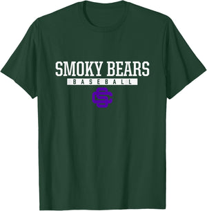 Sevier County Smoky Bears Logo Baseball HS T-Shirt - T-Shirt | Forest