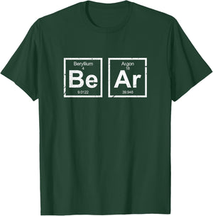 Bear Periodic Table Funny Gay Bear Pride T-Shirt - T-Shirt | Forest