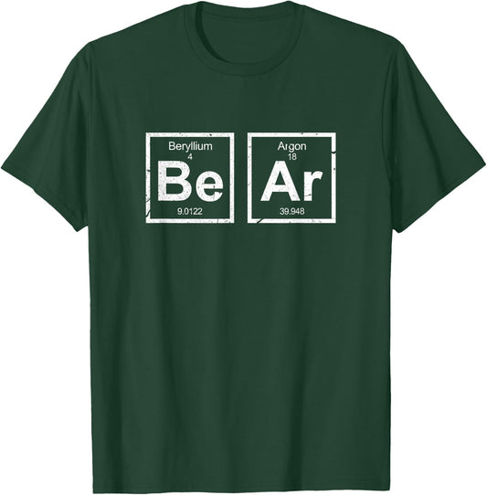 Bear Periodic Table Funny Gay Bear Pride T-Shirt - T-Shirt | Forest