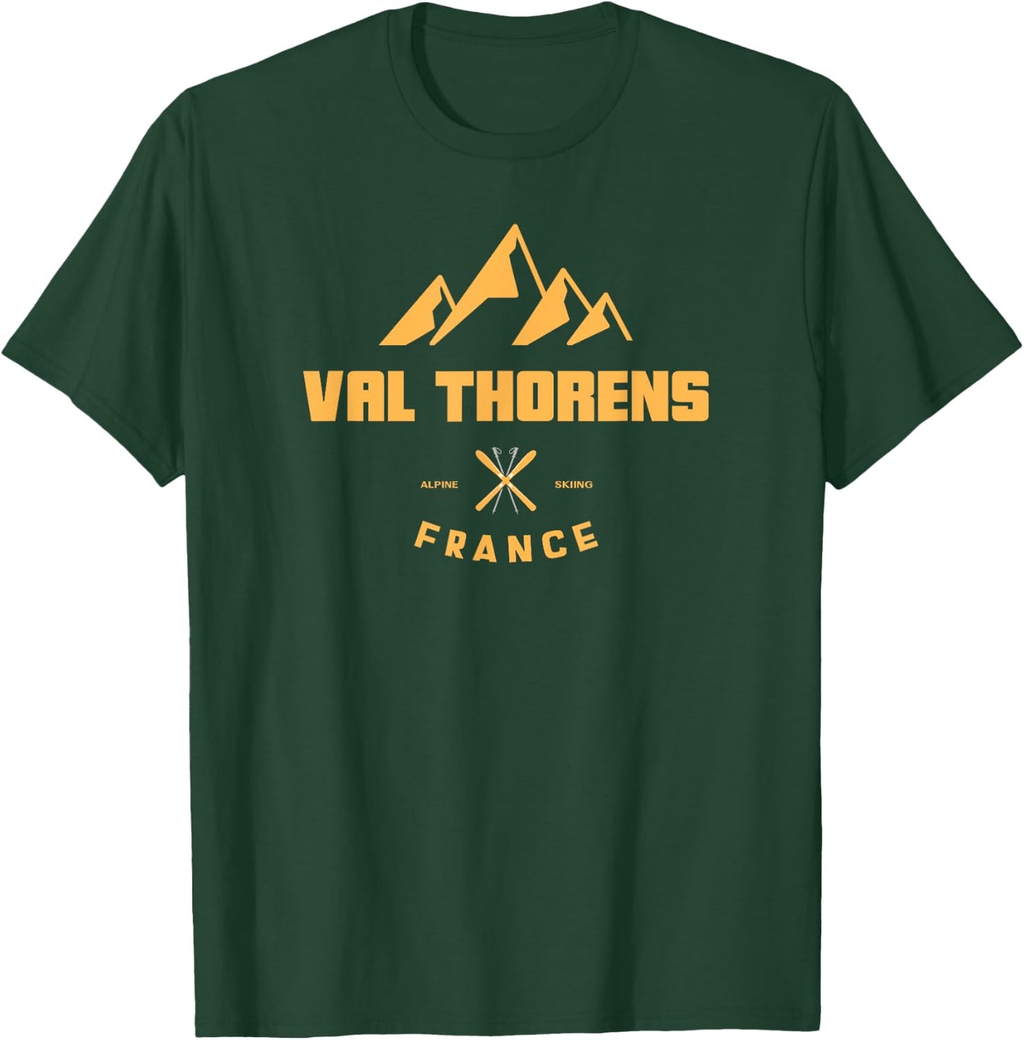 Val Thorens France T-Shirt - T-Shirt | Forest