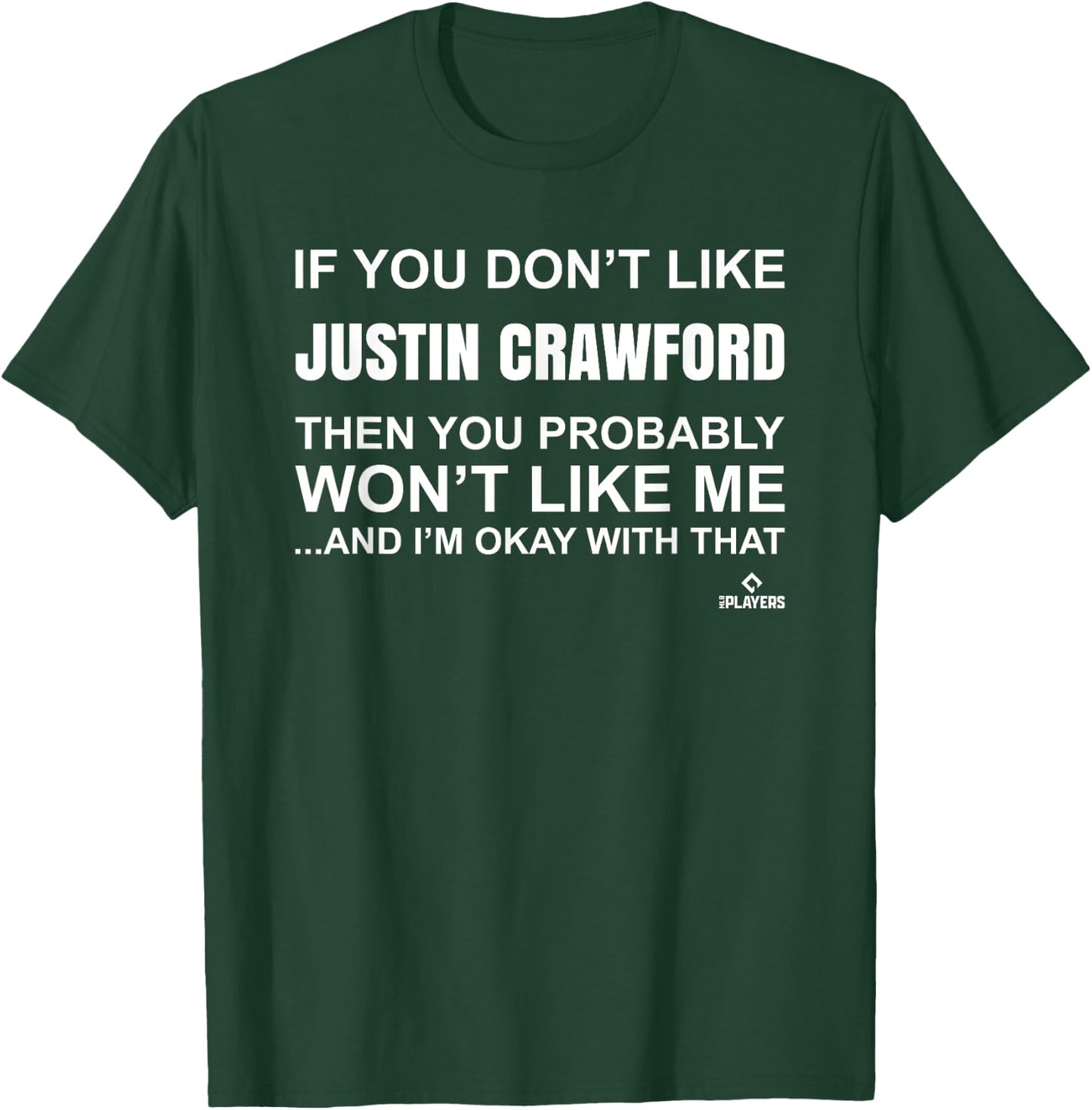 Justin Crawford Prospect Baseball Fan Gear T-Shirt - T-Shirt | Forest