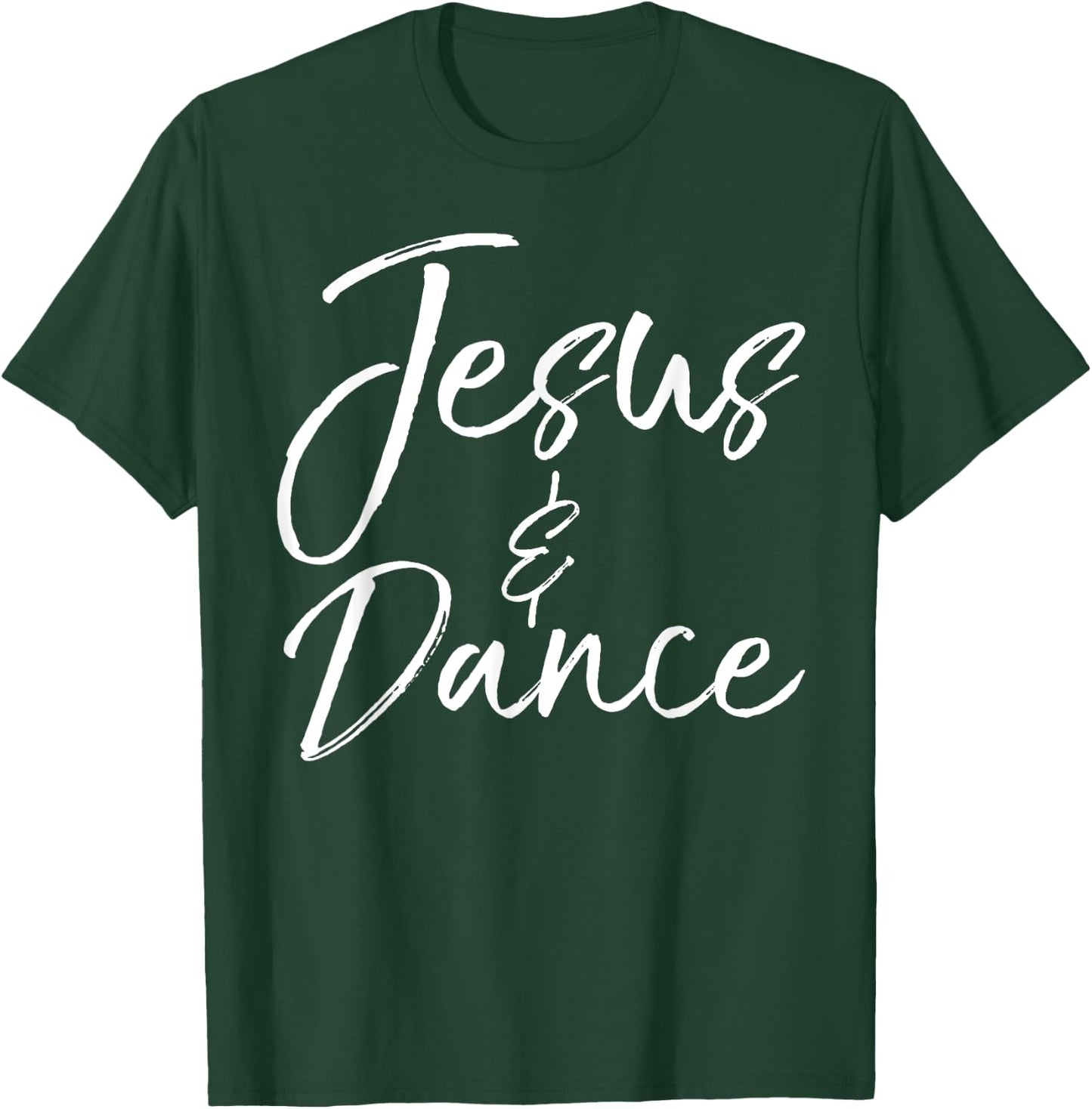 Live Love Dance Ballet Design Studio Cute Christian Dancer Gift Teen Girls Fun Jesus & Dance T-Shirt - T-Shirt | Forest