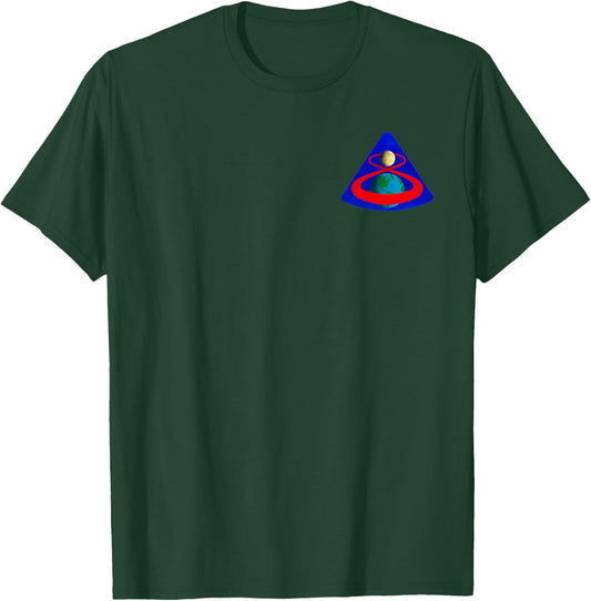 NASA Apollo 8 - 50 Years Apollo Moon Landing - Pocket T-Shirt - T-Shirt | Forest