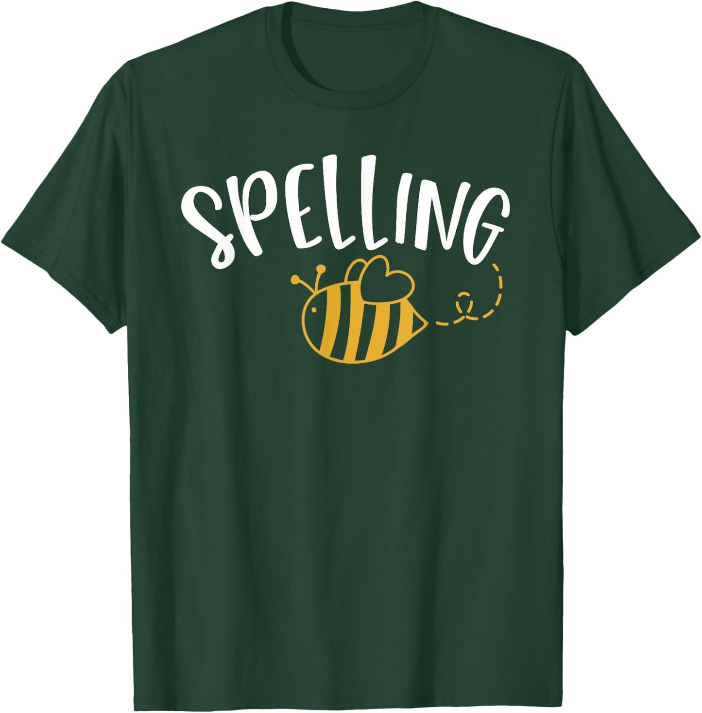 Cute Spelling Bee Design - School Spelling Bee T-Shirt - T-Shirt | Forest