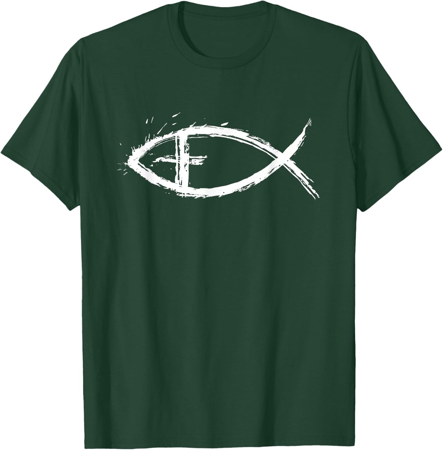 Jesus Fish Christian T-Shirt - T-Shirt | Forest