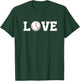 Gift baseball lovers, love baseball shirt T-Shirt - T-Shirt | Forest