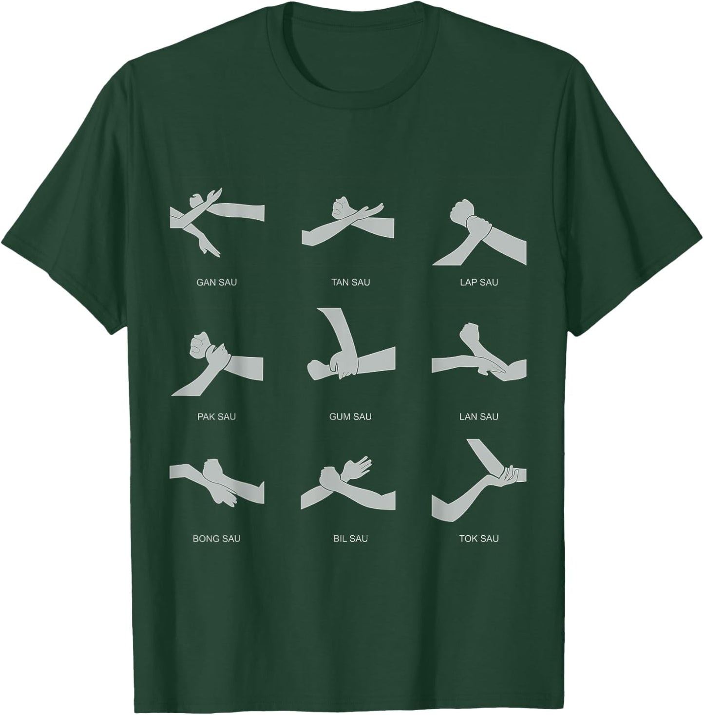 Wing Chun Kung Fu Martial Arts Gift T-Shirt - T-Shirt | Forest
