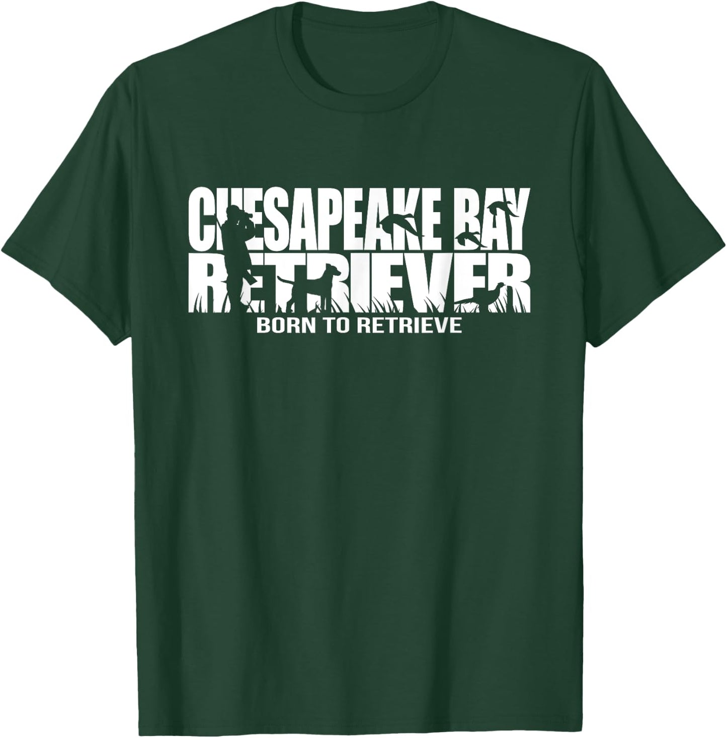 Funny Chesapeake Bay Retriever T Shirt dog gift Hund T-Shirt - T-Shirt | Forest