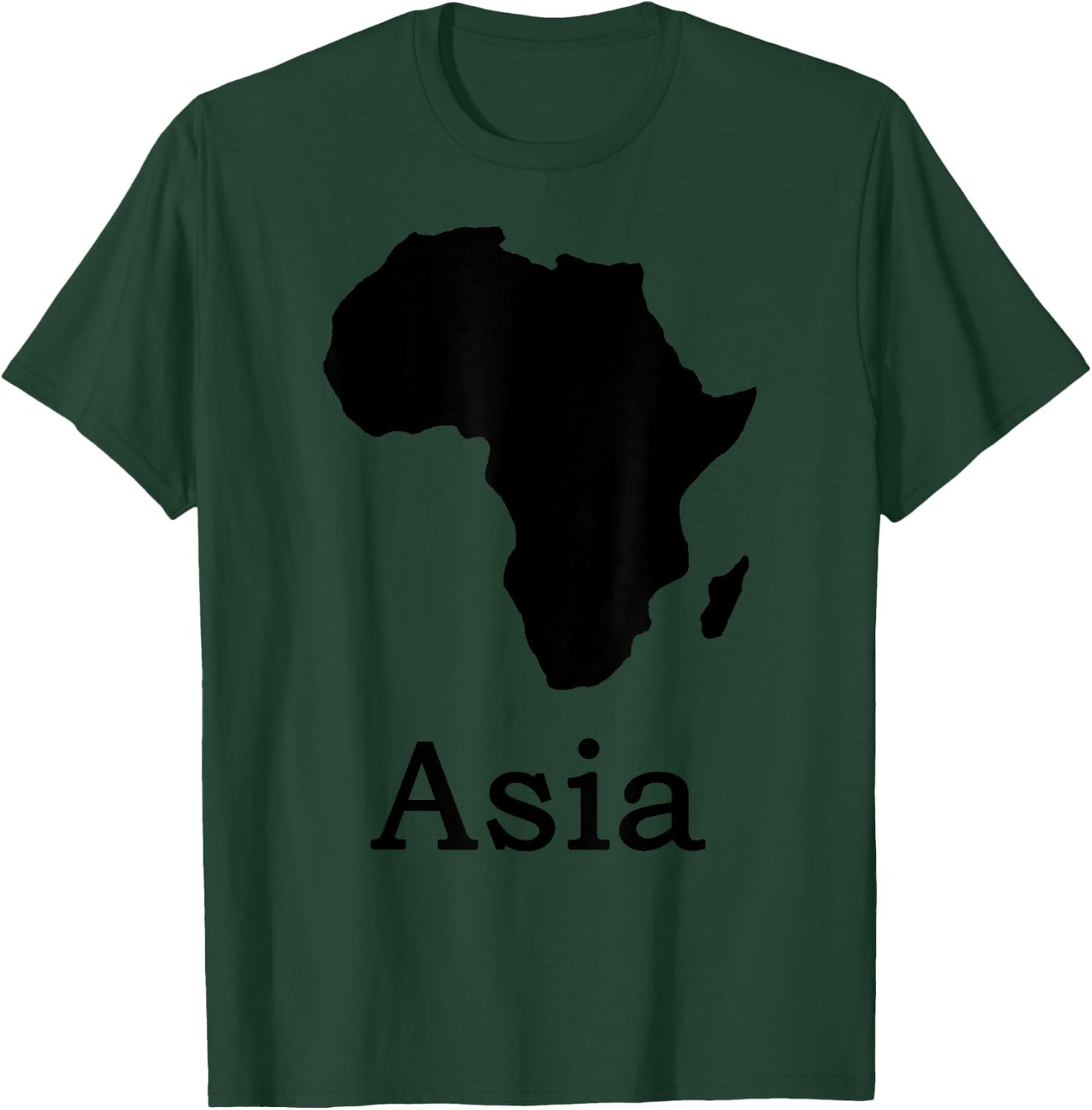 Funny Mixed-up Africa Asia T-Shirt - T-Shirt | Forest