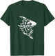 Cool Skeleton Bone Shark for boys girls kids T-Shirt - T-Shirt | Forest