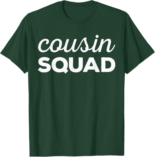 Cousin Squad Shirt Adults Kids Matching Cousin Giving Crew T-Shirt - T-Shirt | Forest
