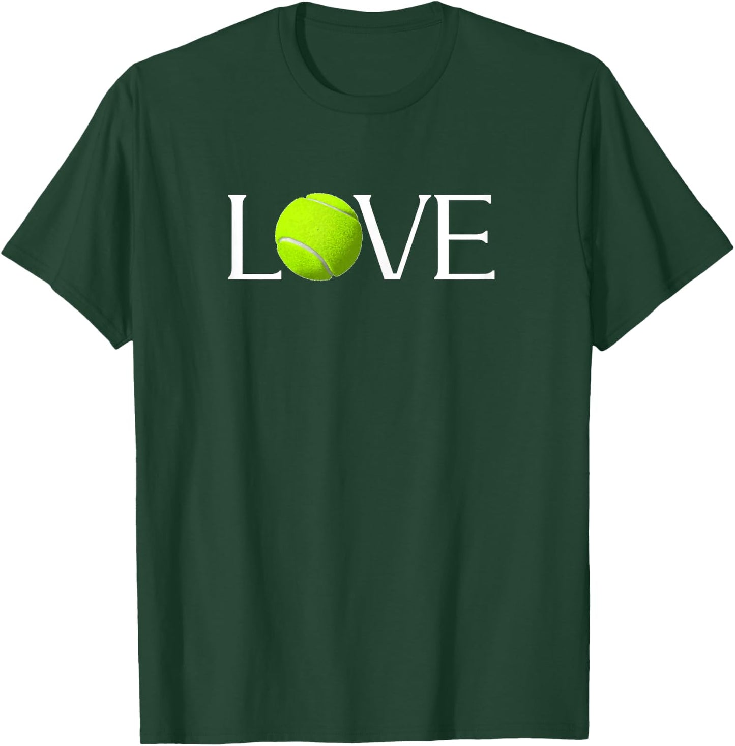 Tennis Love player fan match day gift T-Shirt - T-Shirt | Forest