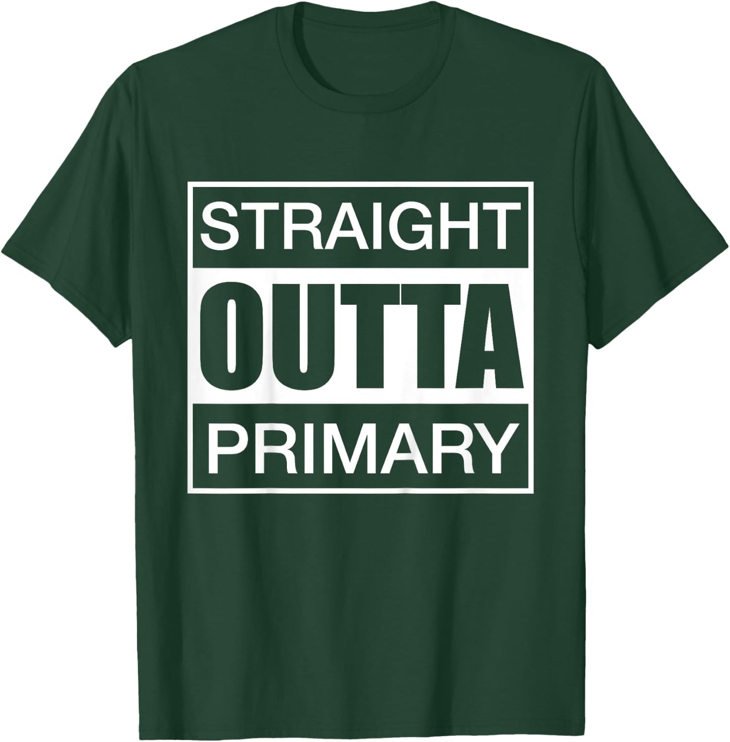 Kids Straight Outta Primary LDS Mormon Funny Kids T-Shirt - T-Shirt | Forest