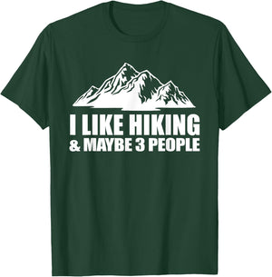 Best Hiking Art Women Outdoor Hike Hiker Gag Hiking T-Shirt - T-Shirt | Forest