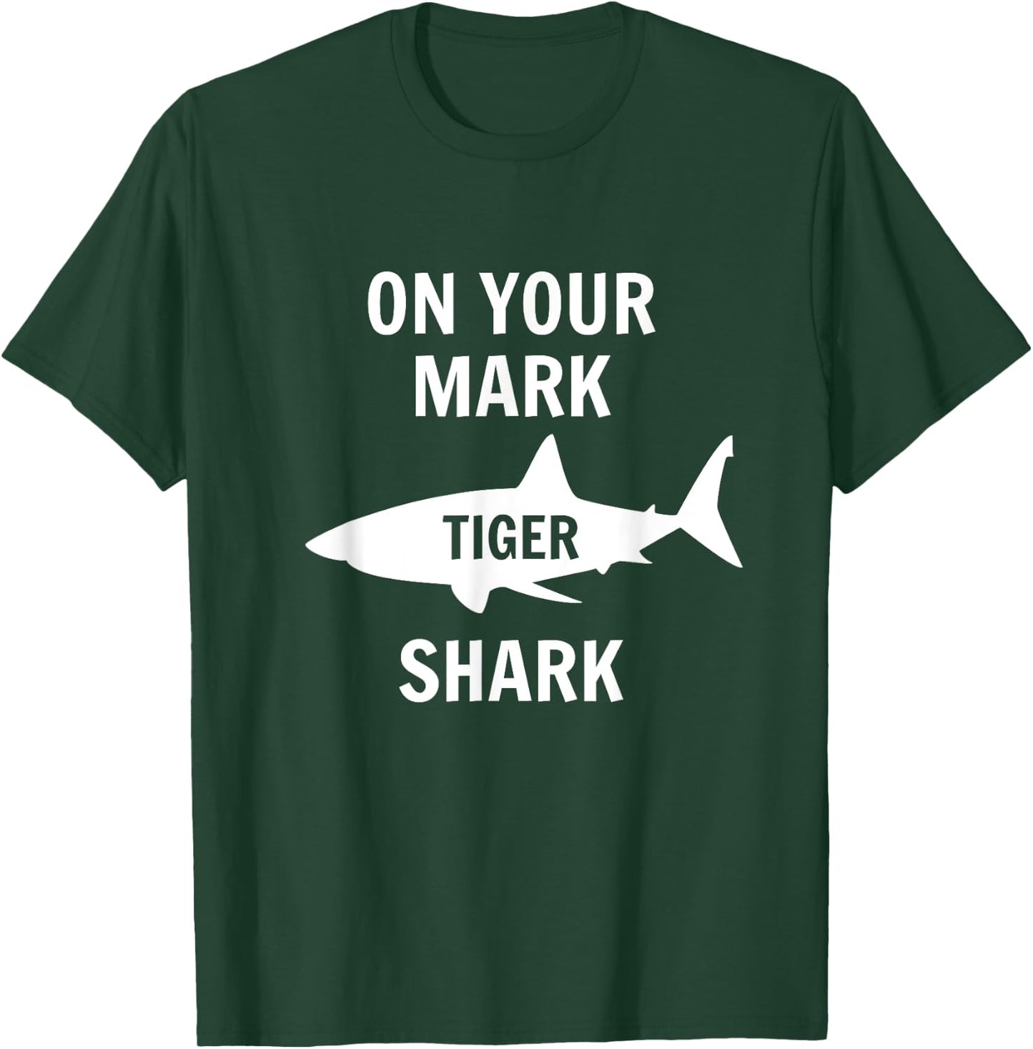 On Your Mark Tiger Shark Red T-Shirt - T-Shirt | Forest