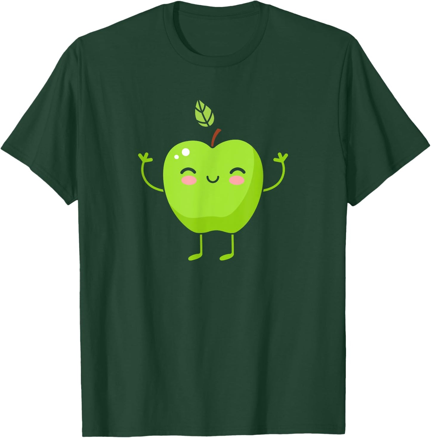 Green Apple - Fruit Gift Cute Green Apple Fruit Themed Gift T-Shirt - T-Shirt | Forest