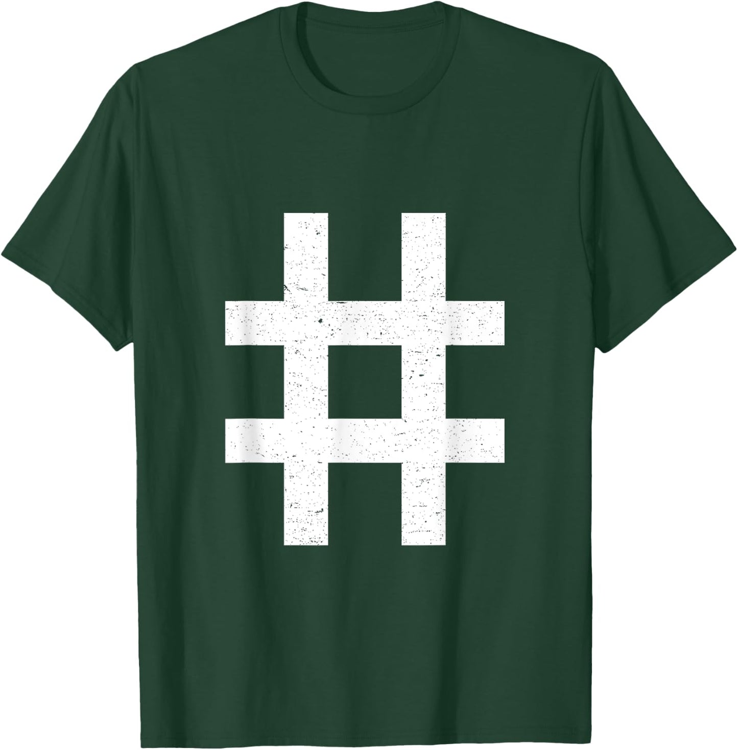 Number Sign Hashtag Pound Symbol Initial Spelling, Varsity T-Shirt - T-Shirt | Forest